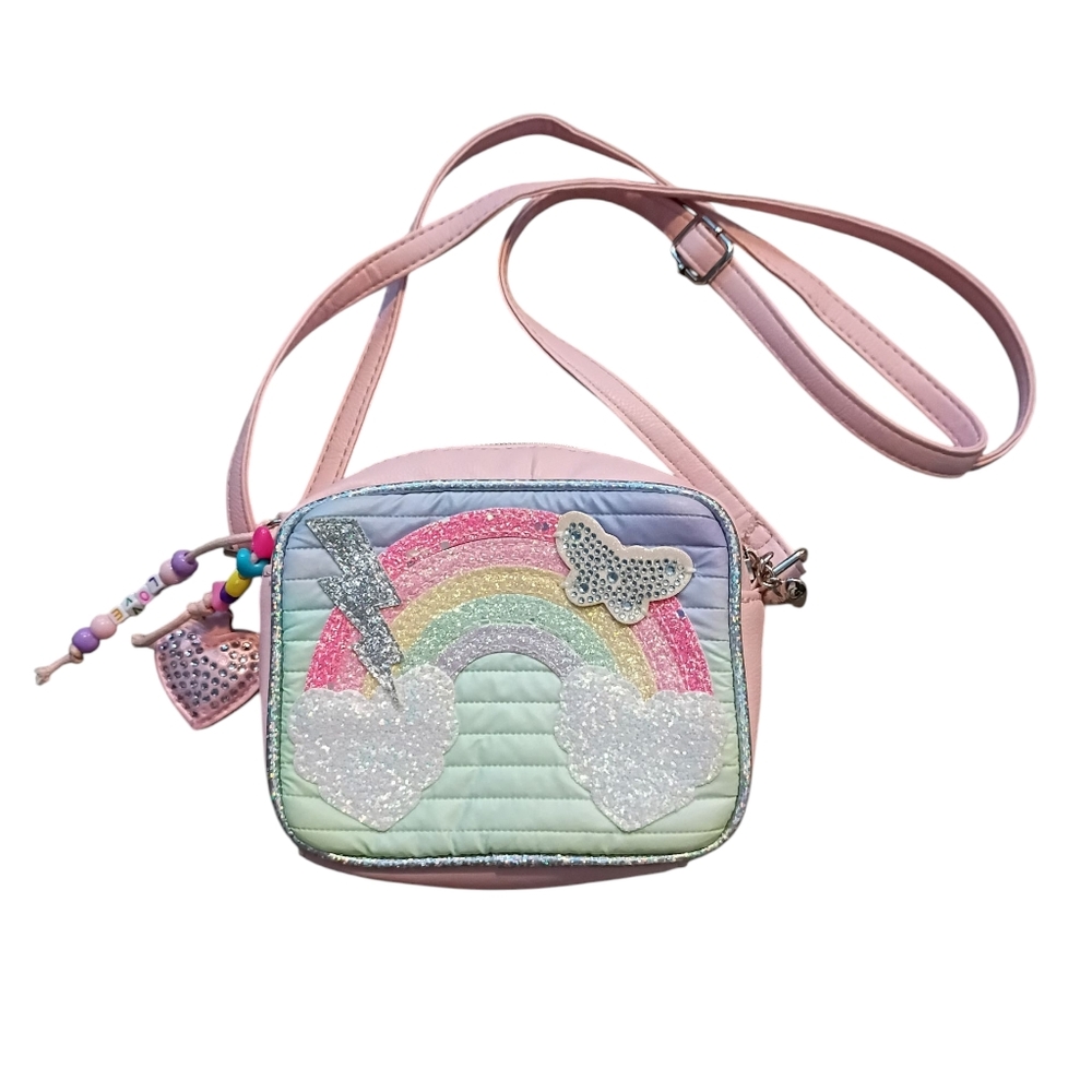 Mini Pink Rainbow Girls Crossbody Bag